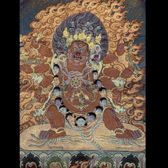Tranh Thangka Mã Đầu Minh Vương