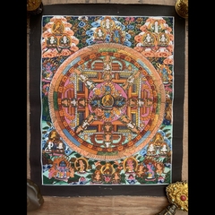 Tranh Thangka Mandala - Tranh Vẽ Tay