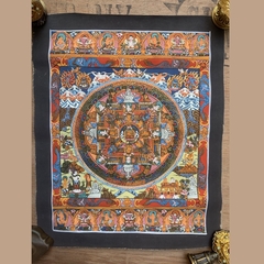 Tranh Thangka Tịnh Độ Phật - Tranh Vẽ Tay