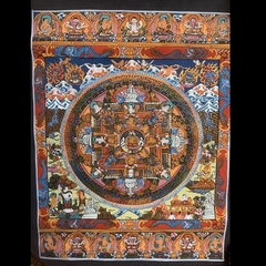 Tranh Thangka Tịnh Độ Phật - Tranh Vẽ Tay