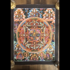 Tranh Thangka Tịnh Độ Phật - Tranh Vẽ Tay