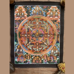 Tranh Thangka Tịnh Độ Phật - Tranh Vẽ Tay