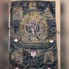 Tranh Thangka Yamatanka - Tranh Thêu