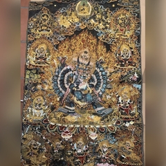 Tranh Thangka Yamatanka - Tranh Thêu