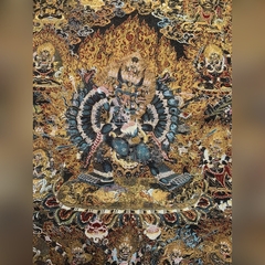 Tranh Thangka Yamatanka - Tranh Thêu