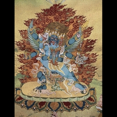 Tranh Thangka Kim Cang Phổ Ba - tranh thêu