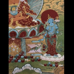 Tranh Thangka Adida Phật - tranh thêu
