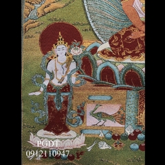 Tranh Thangka Adida Phật - tranh thêu
