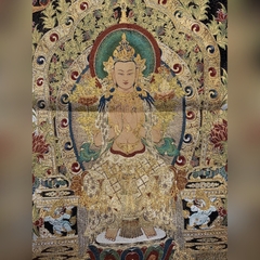 Tranh thangka Phật Di lặc kiểu mật tông