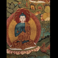 Tranh Thangka Kim Cang Tát Đỏa  - tranh thêu máy