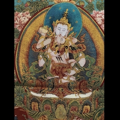 Tranh Thangka Kim Cang Tát Đỏa  - tranh thêu máy