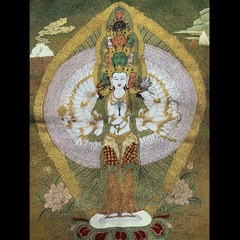 Tranh Thangka Thiên Thủ Thập Nhất Diện- Tranh Thêu