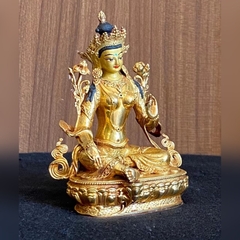 TÔN TƯỢNG GREEN GARA CỠ MINI 10cm NEPAL CAO CẤP
