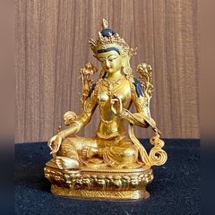 TÔN TƯỢNG GREEN GARA CỠ MINI 10cm NEPAL CAO CẤP