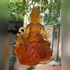 TÔN TƯỢNG DZAMBALA - HOÀNG THẦN TÀI LỚN BẰNG ĐÁ LƯU LY