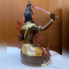 VĂN THÙ BỒ TÁT 14INCH BẰNG ĐỒNG NEPAL
