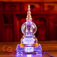 Bảo tháp Pha Lê Liên Hoa Mani 