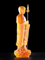 Tôn tượng Địa Tạng Bồ Tát bằng đá liuli 