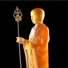 Tôn tượng Địa Tạng Bồ Tát bằng đá liuli 