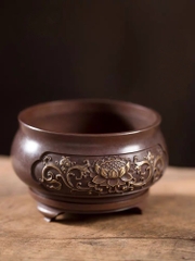 Lư hương sen mini (Bát hương, lư trầm) 