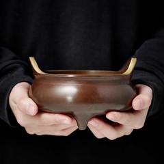 Bát hương đồng cỡ trung (Lư hương , lư trầm) 