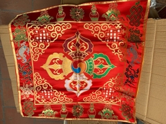 Khăn trải bàn Pháp hình chày Kim Cang