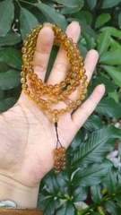 Chuỗi hổ phách màu trà