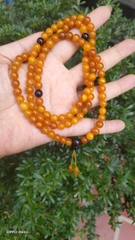 Chuỗi hổ phách màu trà