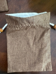 Túi đựng chuỗi và pháp bảo nhỏ lót lông dày êm