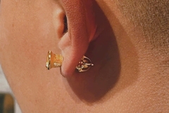 Order khuyên tai Chuông Chày Kim Cang bằng bạc 925 mạ vàng 5 lớp