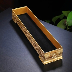 Lư hương nằm tây tạng Bát Kiết Tường dài 32cm