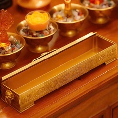 Lư hương nằm tây tạng Bát Kiết Tường dài 32cm