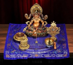 Khăn Mandala trải bàn Pháp , trải bàn thờ, bàn tụng Kinh 