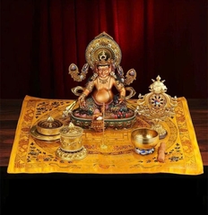 Khăn Mandala trải bàn Pháp , trải bàn thờ, bàn tụng Kinh 