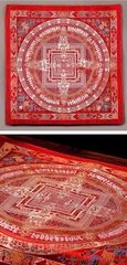 Khăn Mandala trải bàn Pháp , trải bàn thờ, bàn tụng Kinh 