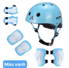 Bộ bảo hộ trượt patin 2023 xanh