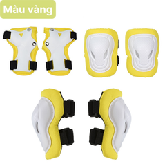 Bộ bảo hộ trượt patin 2023 vàng