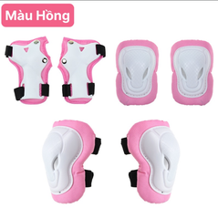 Bộ bảo hộ trượt patin 2023 hồng