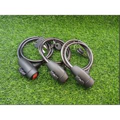 khóa dây xe đạp kèm chìa khóa