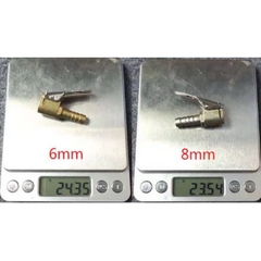 đầu bơm hơi lốp xe 6mmchất liệu đồng