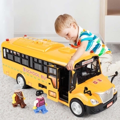 ô tô đồ chơi xe bus học sinh xe đưa đón học sinh xe bus đồ chơi vàng 2023