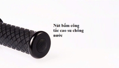 đèn pin cảnh sát đèn pin bảo vệ đèn pin tự vệ đèn pin tuần tra siêu sáng cán cao su