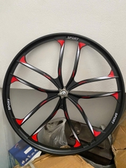 bộ vành xe đạp 26 inch 10 nan kiểu la răng ô tô