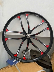 vành trước xe đạp 26 inch 10 nan  kiểu la răng ô tô