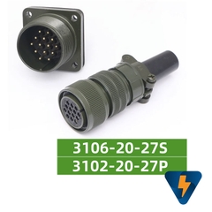 Đầu nối 14 pin 13A MS 3106A20-27S MS 3102A20-27P