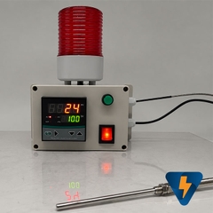 Bộ báo nhiệt độ, tích hợp còi báo động
