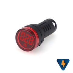 Đèn báo pha hiện thị dòng điện Ampe 1-100A (AC) AD116-22DSA Phi 22