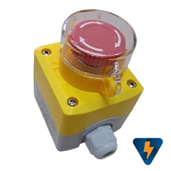 Hộp nút nhấn khẩn cấp có cover tiếp điểm Emergency stop chất lượng cao