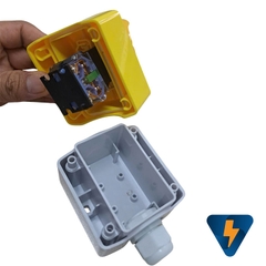 Bộ hộp nút nhấn khẩn cấp có cove BOX-1W (Y) EST-NP115B