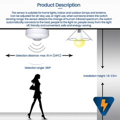 Công tắc bật tắt đèn tự động SS-01